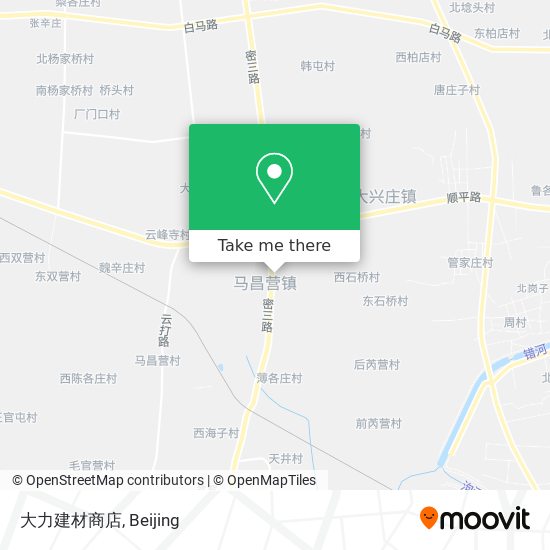 大力建材商店 map
