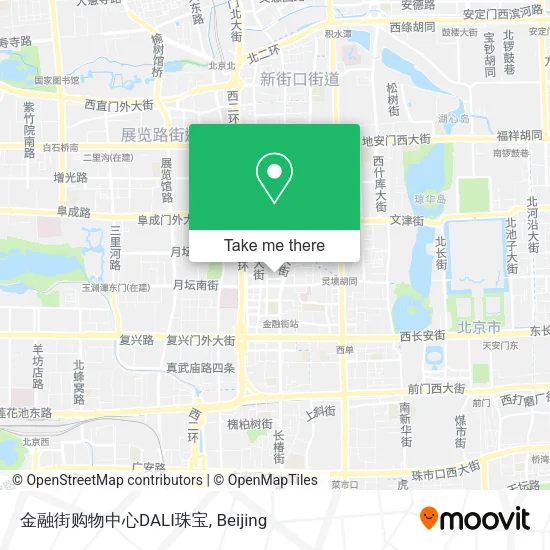 金融街购物中心DALI珠宝 map
