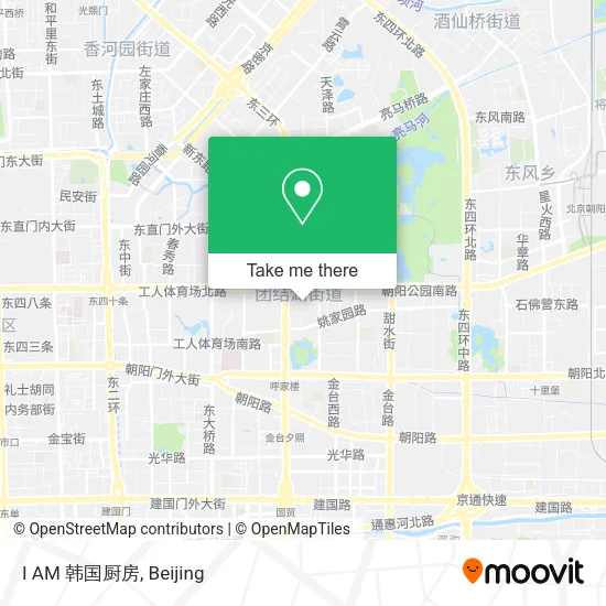 I AM 韩国厨房 map