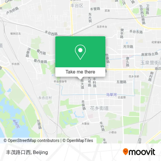 丰茂路口西 map