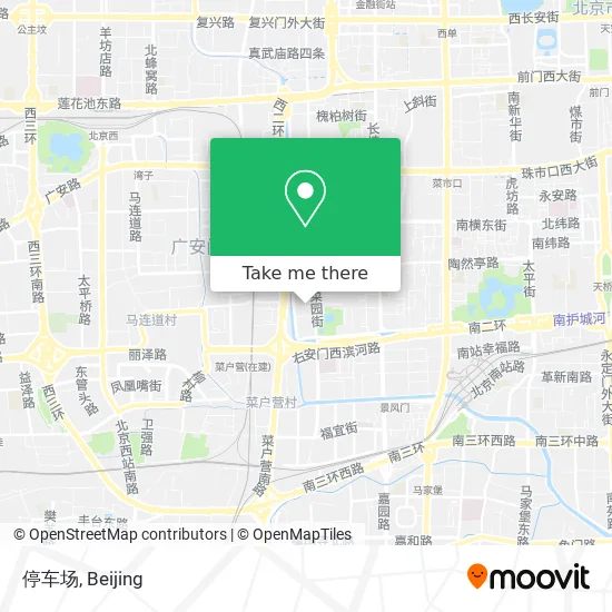 停车场 map