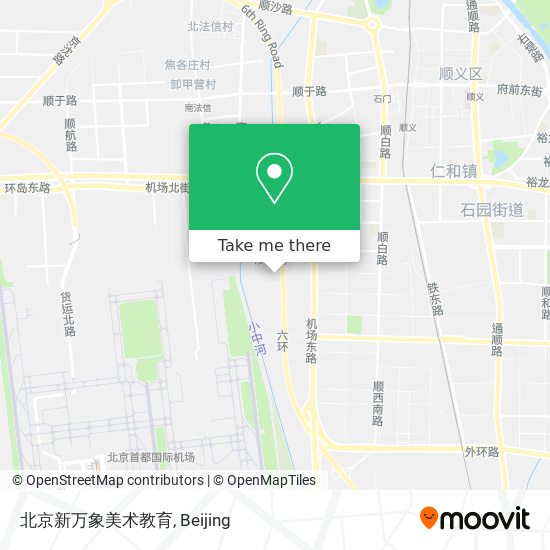 北京新万象美术教育 map