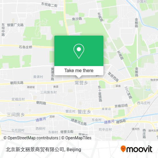 北京新文丽景商贸有限公司 map