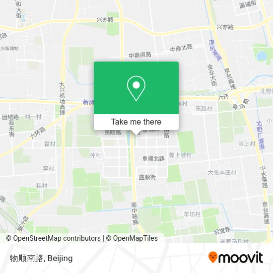物顺南路 map