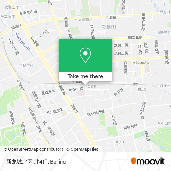 新龙城北区-北4门 map