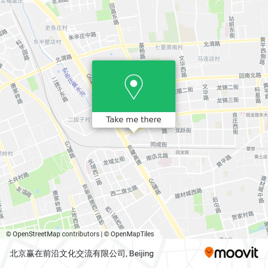 北京赢在前沿文化交流有限公司 map