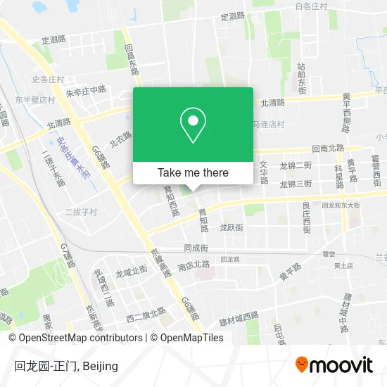 回龙园-正门 map