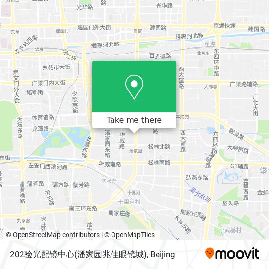 202验光配镜中心(潘家园兆佳眼镜城) map