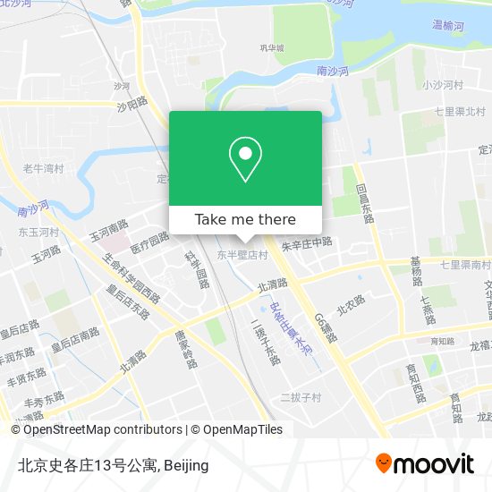 北京史各庄13号公寓 map
