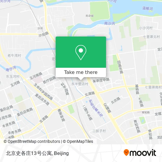 北京史各庄13号公寓 map