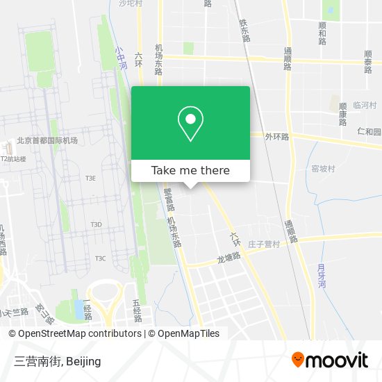 三营南街 map