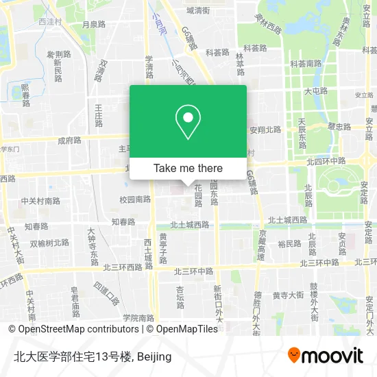 北大医学部住宅13号楼 map