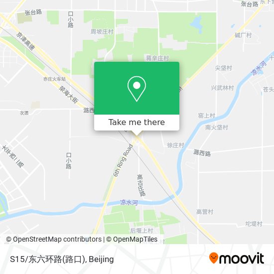 S15/东六环路(路口) map