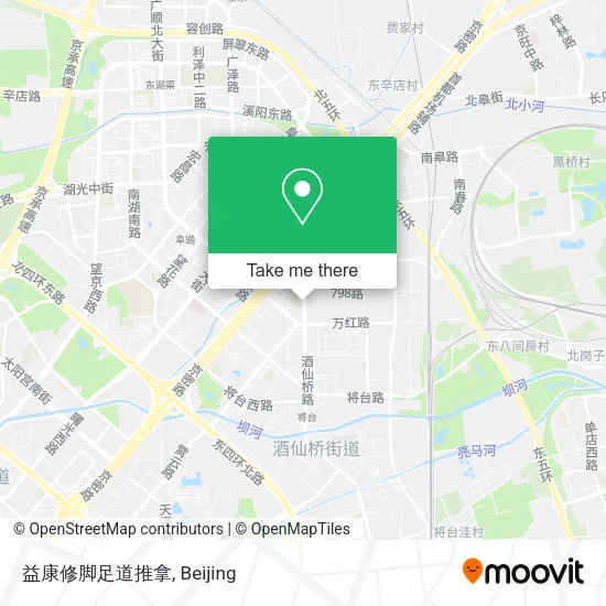 益康修脚足道推拿 map