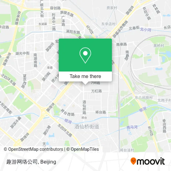 趣游网络公司 map