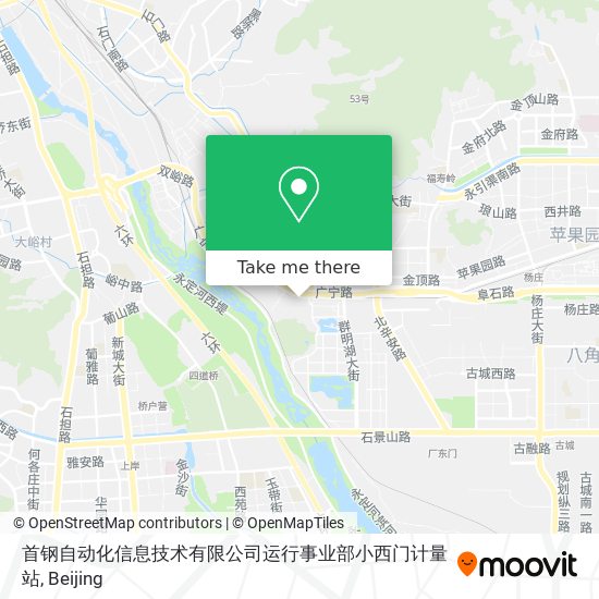 首钢自动化信息技术有限公司运行事业部小西门计量站 map