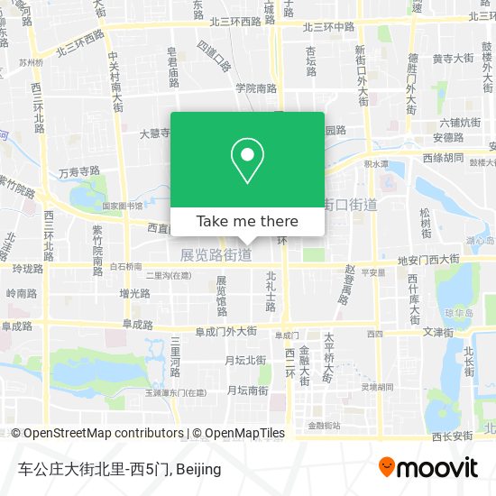 车公庄大街北里-西5门 map