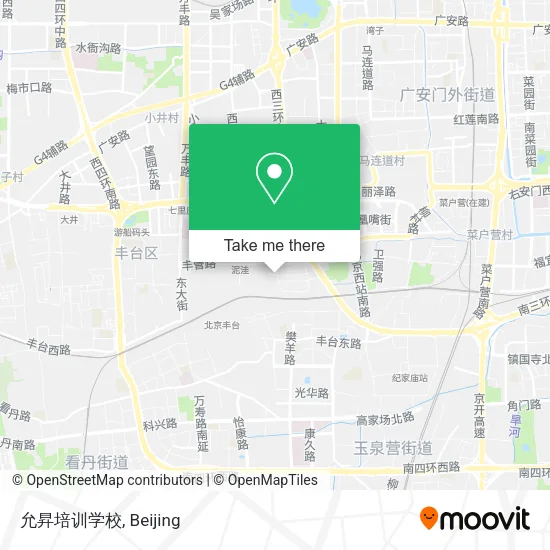 允昇培训学校 map