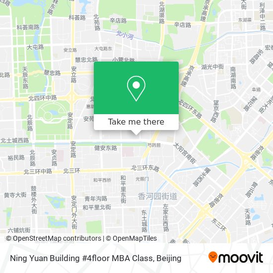Ning Yuan Building #4floor MBA Class map