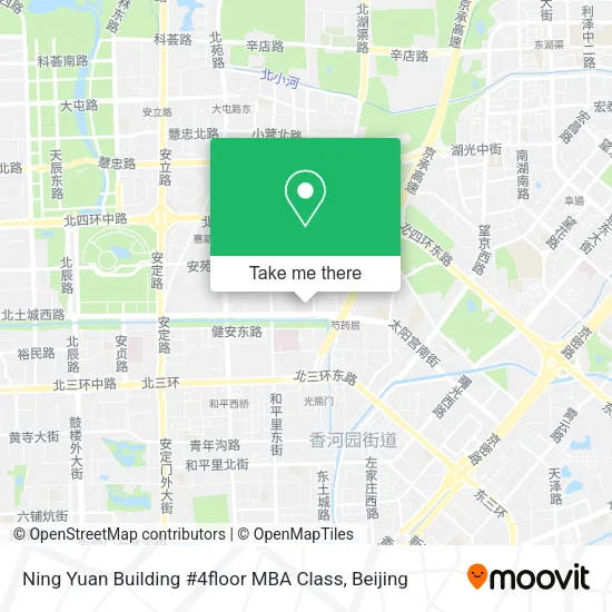 Ning Yuan Building #4floor MBA Class map