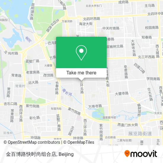 金百博路快时尚组合店 map