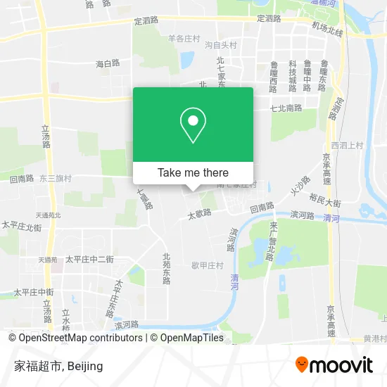 家福超市 map