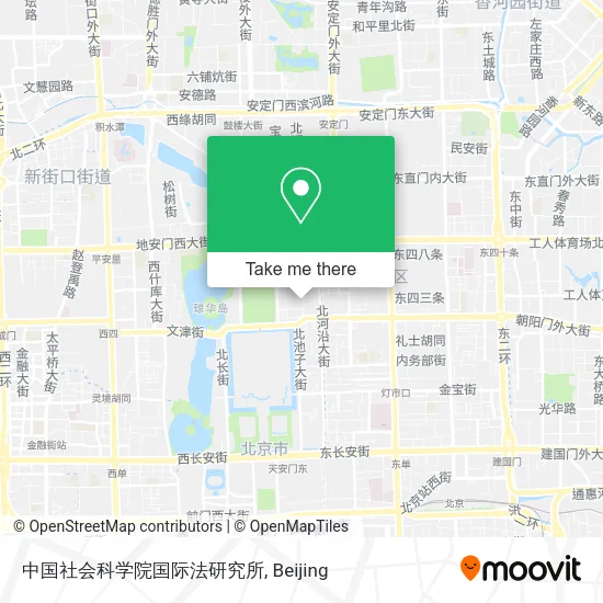 中国社会科学院国际法研究所 map