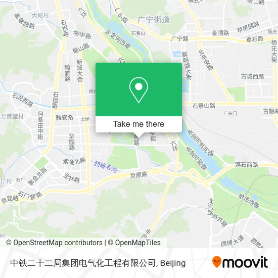 中铁二十二局集团电气化工程有限公司 map