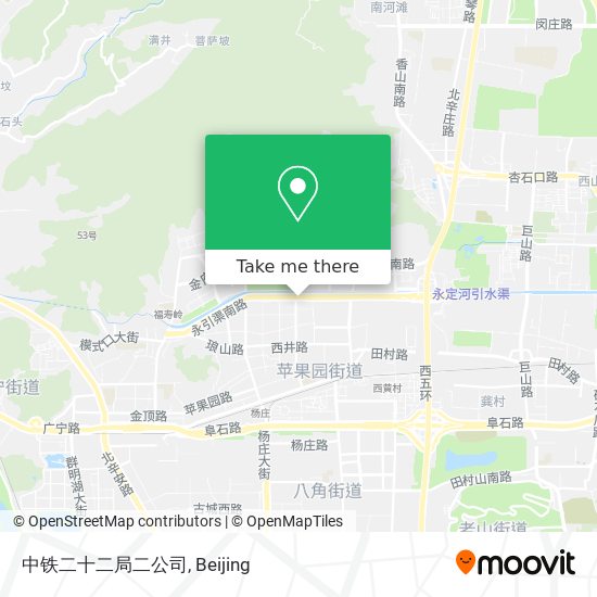 中铁二十二局二公司 map