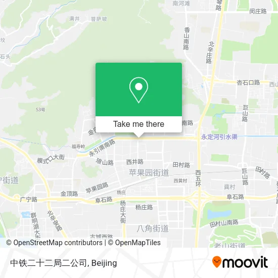 中铁二十二局二公司 map