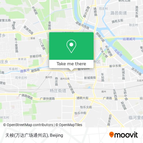 天梭(万达广场通州店) map