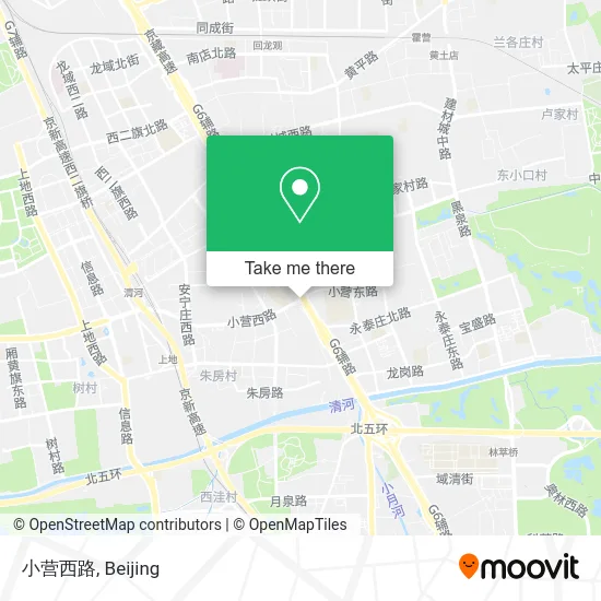 小营西路 map