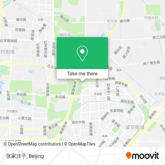 张家洼子 map