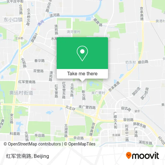 红军营南路 map