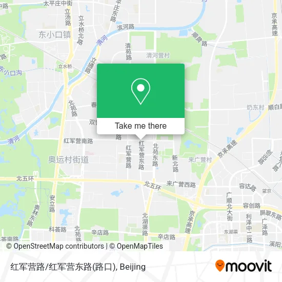 红军营路/红军营东路(路口) map