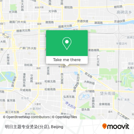 明日主题专业烫染(分店) map