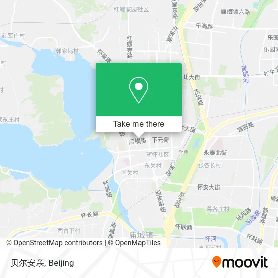 贝尔安亲 map