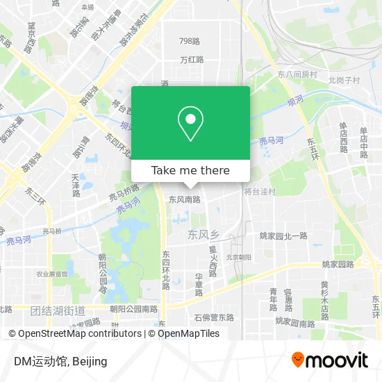 DM运动馆 map