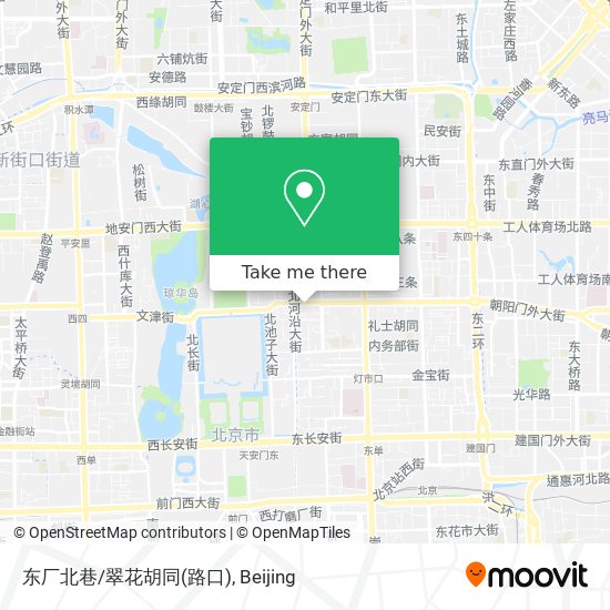 东厂北巷/翠花胡同(路口) map