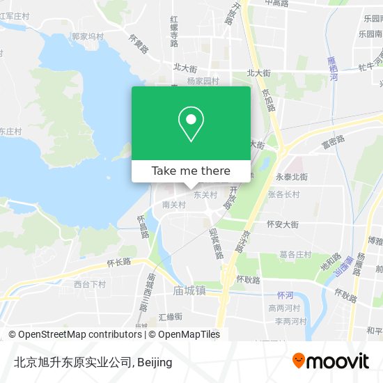 北京旭升东原实业公司 map
