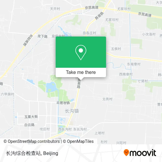 长沟综合检查站 map