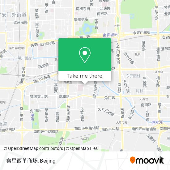 鑫星西单商场 map