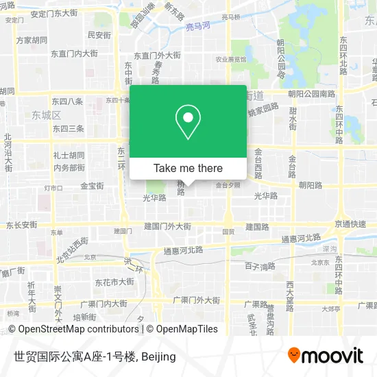世贸国际公寓A座-1号楼 map