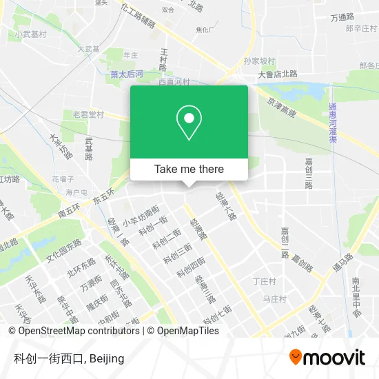 科创一街西口 map