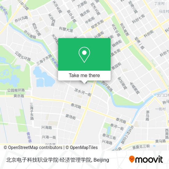 北京电子科技职业学院-经济管理学院 map
