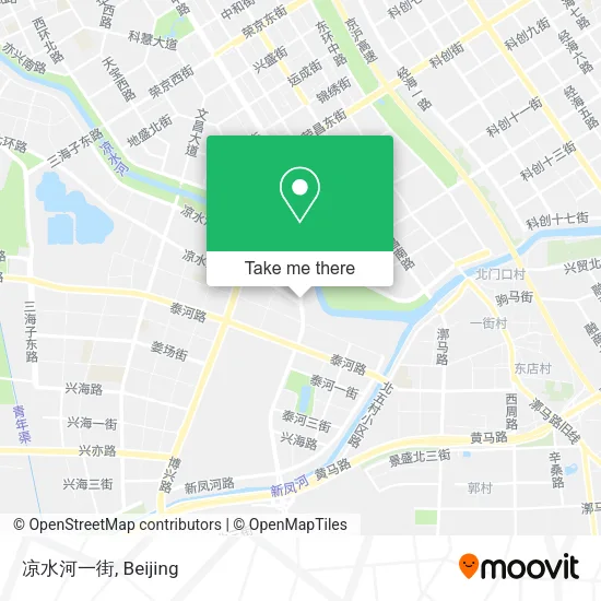 凉水河一街 map