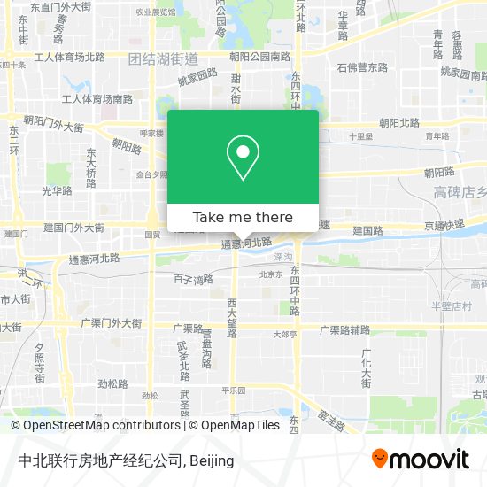 中北联行房地产经纪公司 map