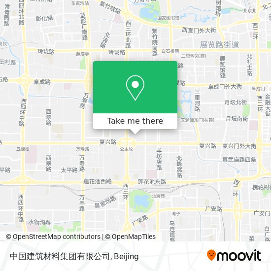 中国建筑材料集团有限公司 map