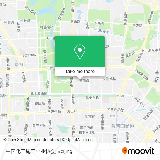 中国化工施工企业协会 map