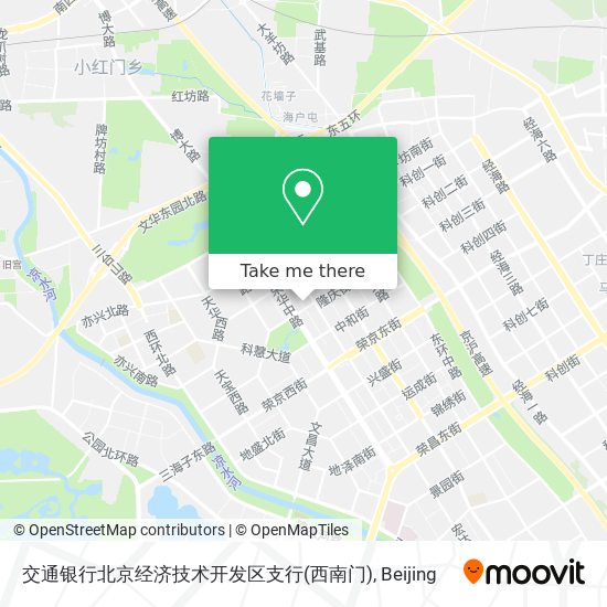 交通银行北京经济技术开发区支行(西南门) map